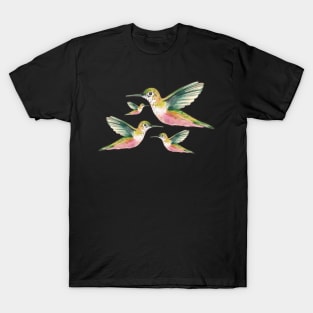 Birds watercolor  mirroring T-Shirt